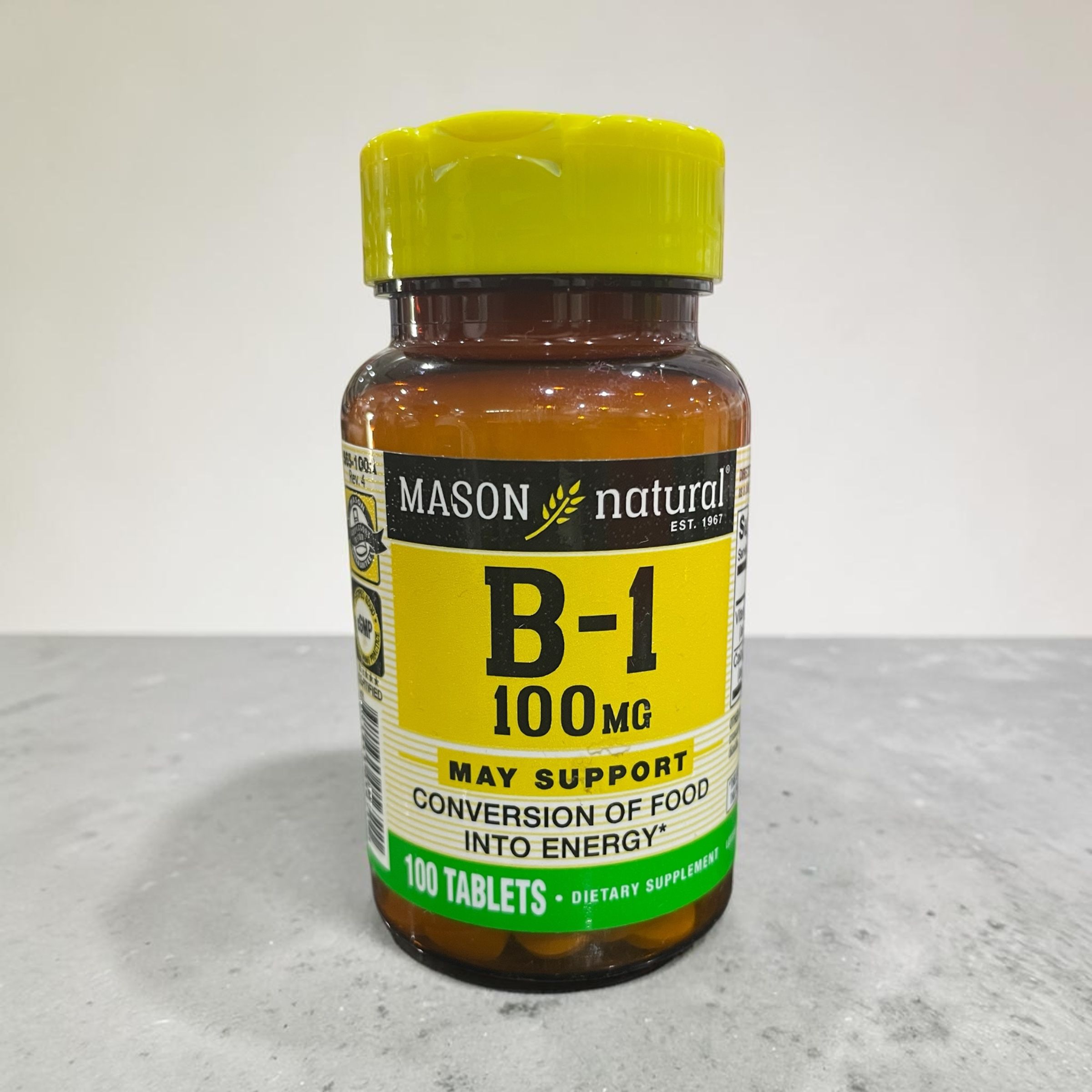 B-1 (MASON NATURAL) 100MG CUP*100